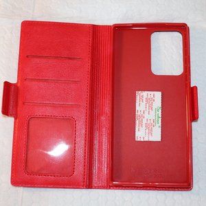 Samsung Galaxy Note 20 Phone Wallet Case, Red